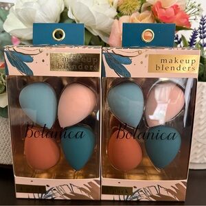 🆕🪷 BOTANICA 4 PACK PROFESSIONAL MAKEUP BEAUTY BLENDERS SET OF 2. FACTORY SEALED